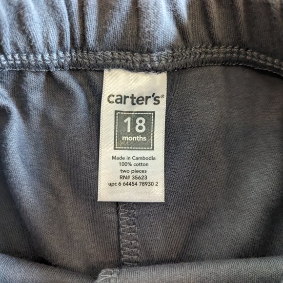 NWT Carter's Blue and Red Zip-up and Pants 2 Piece Set 💙 - Picture 6 of 8